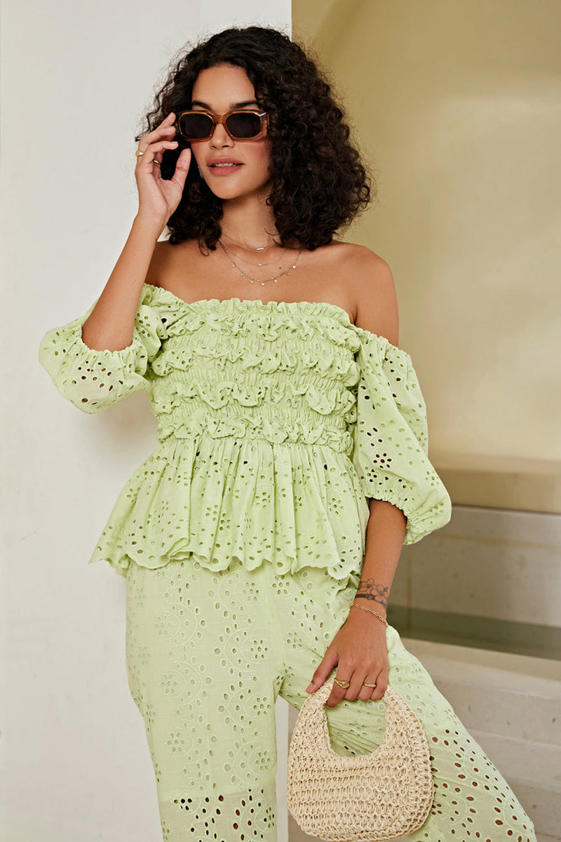 Nriti Shah In Our Lush Lime Co-ord Set