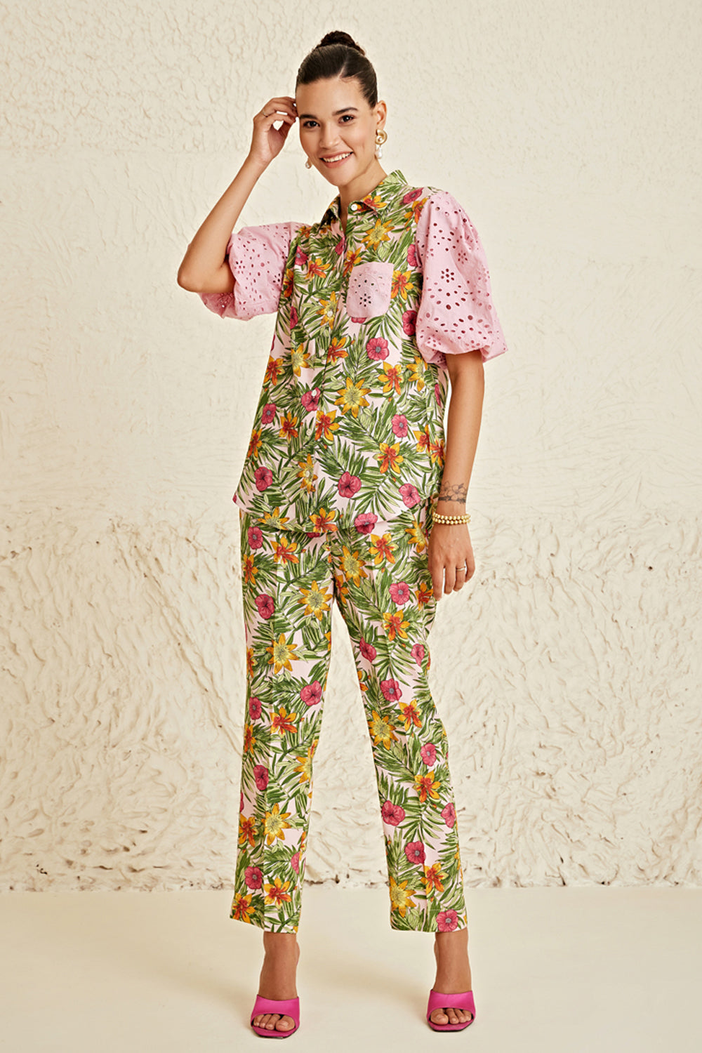 Nriti Shah In Our Garden Delight Co-ord Set