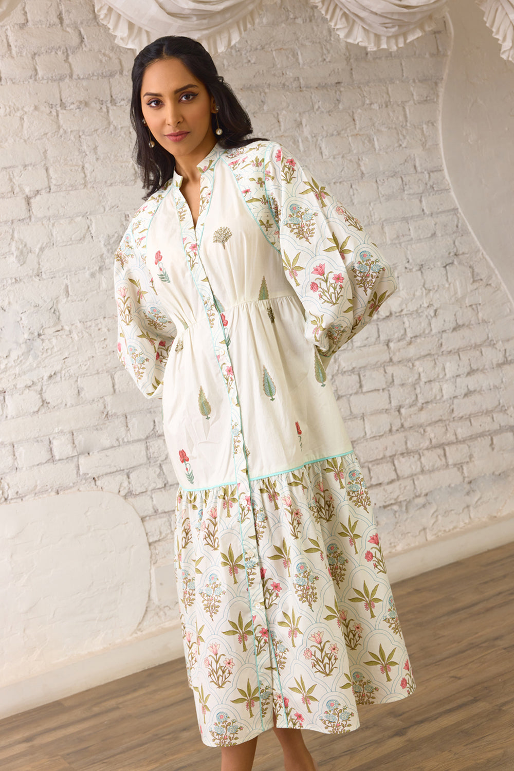 Wanderlust Cotton Midi Dress
