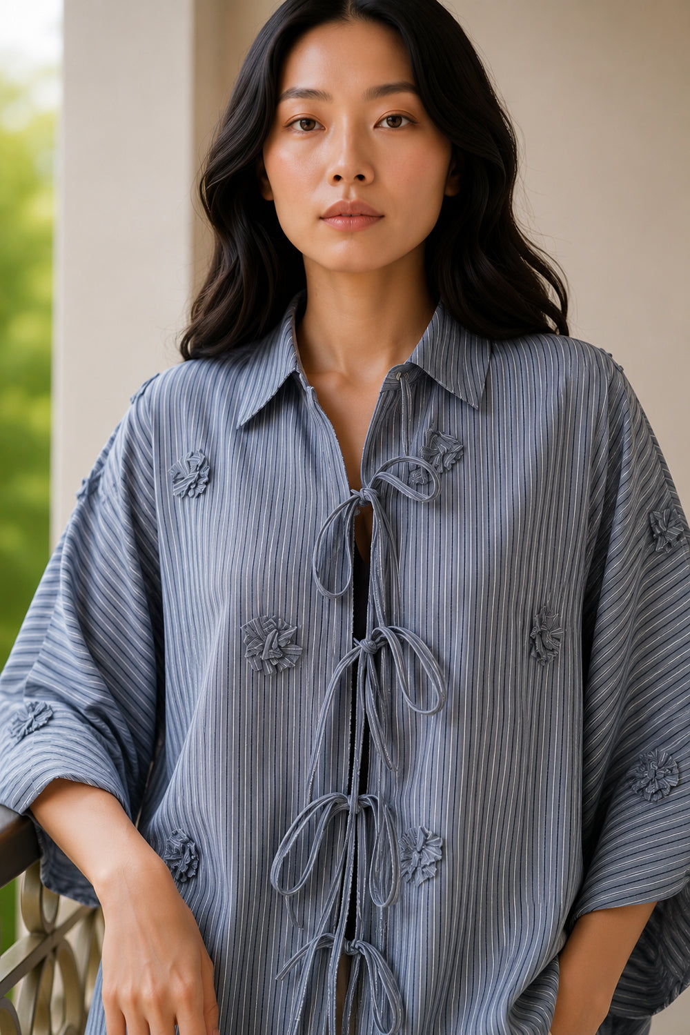 Slate Pinstripe Shirt