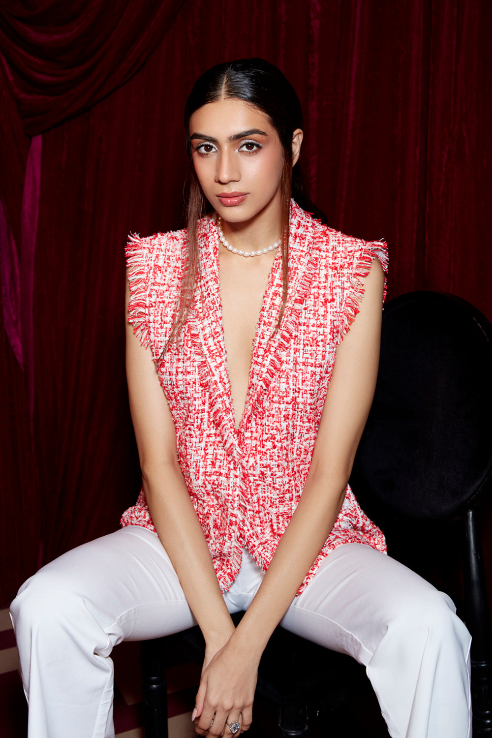 Aishen Sleeveless Jacket