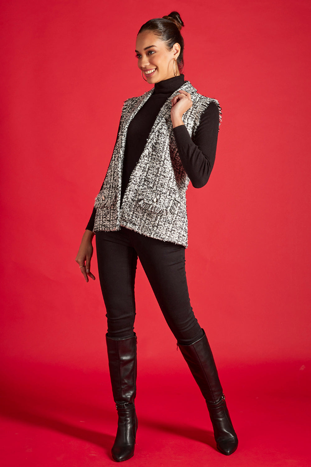 Aishen Sleeveless Jacket