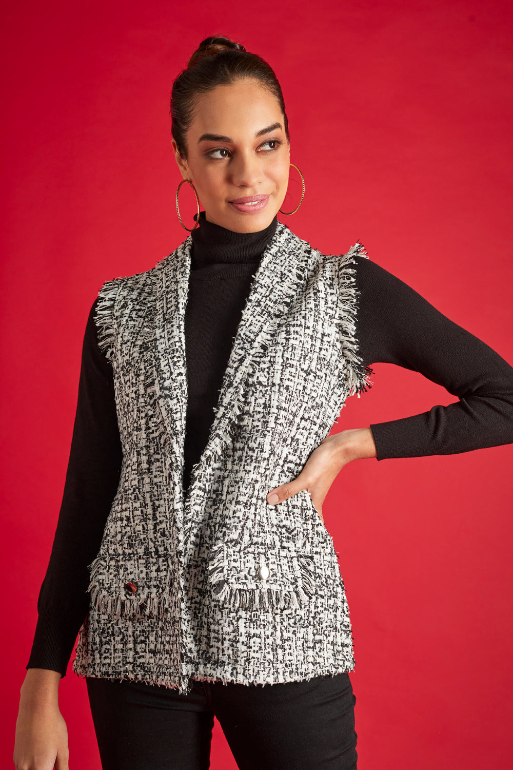 Aishen Sleeveless Jacket