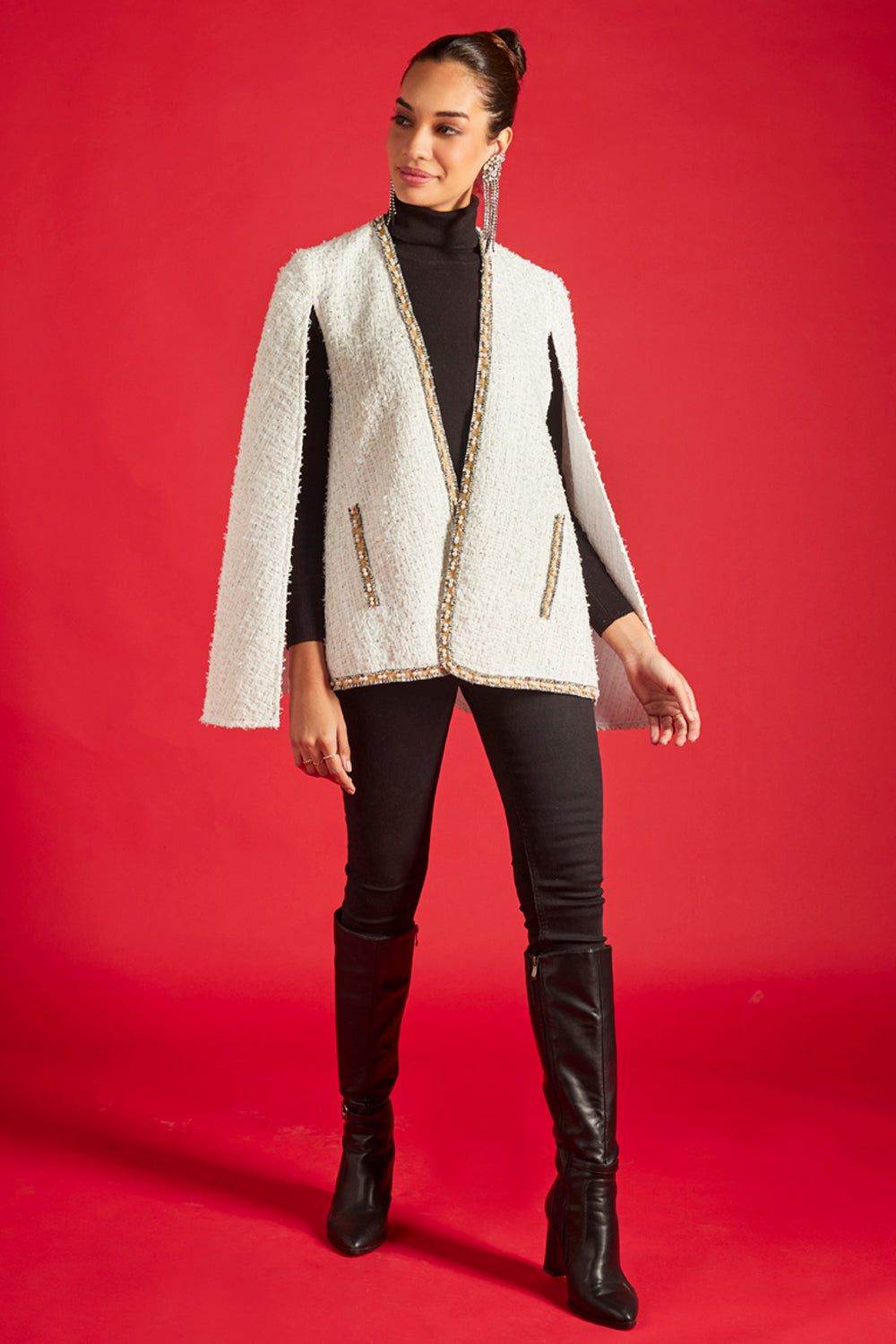 White Blaire Cape