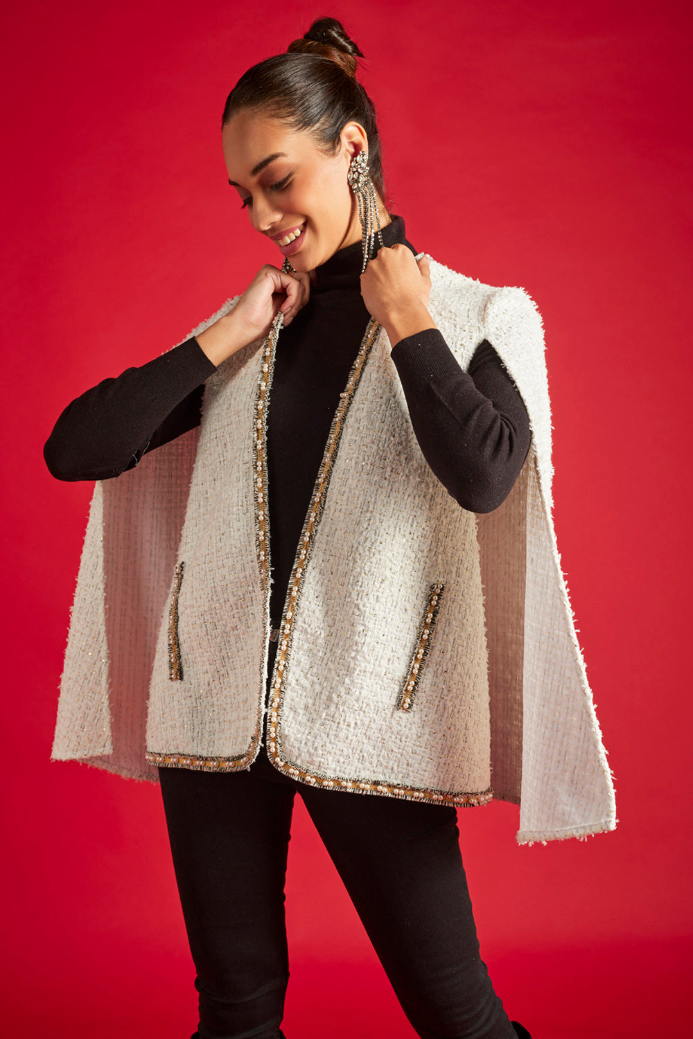 White Blaire Cape