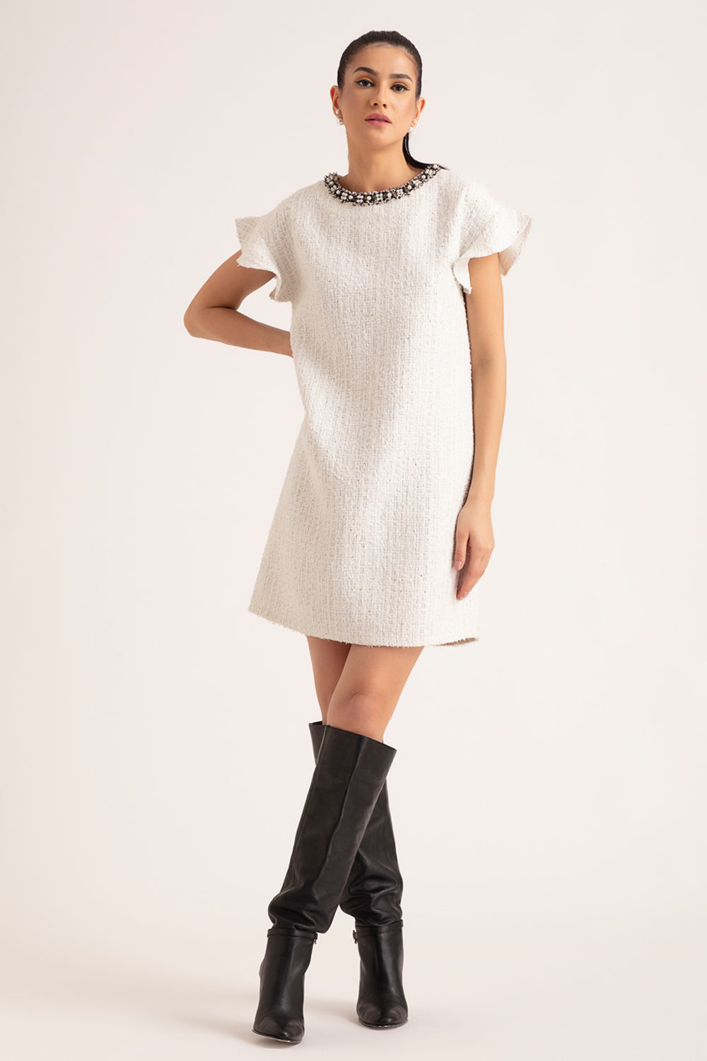 Serena Tweed Dress