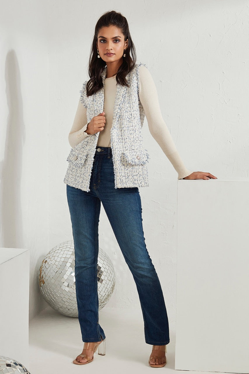 Aishen Sleeveless Jacket