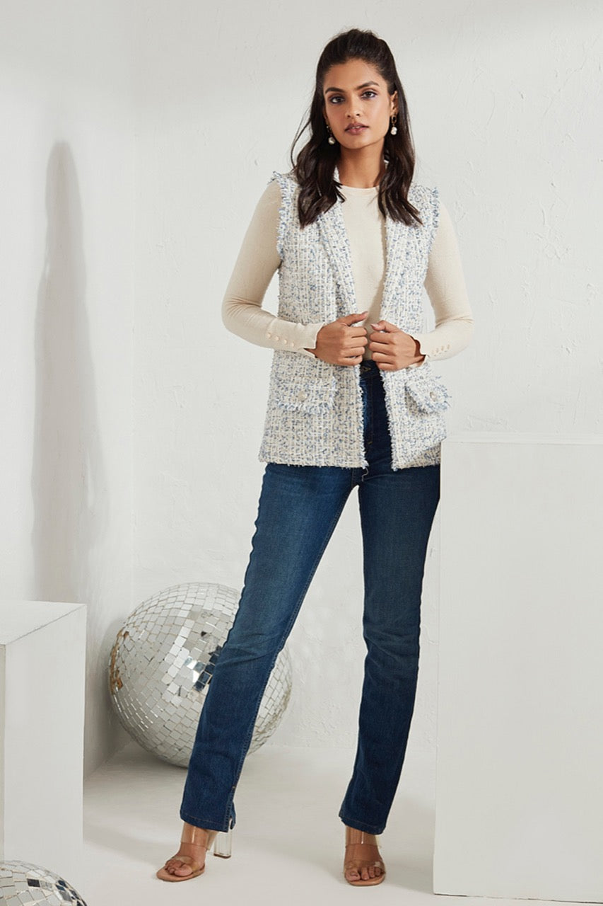 Aishen Sleeveless Jacket