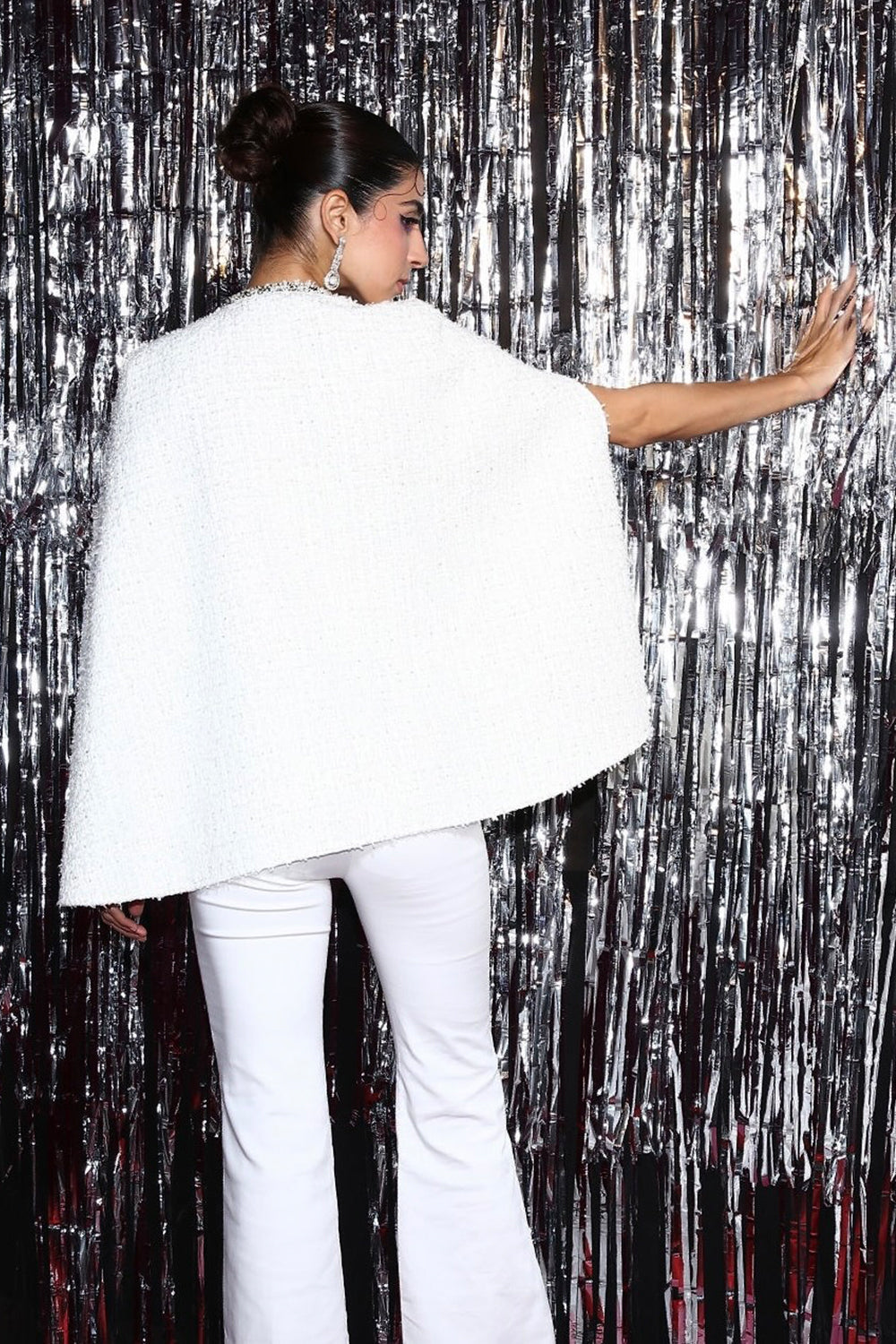White Statement Cape
